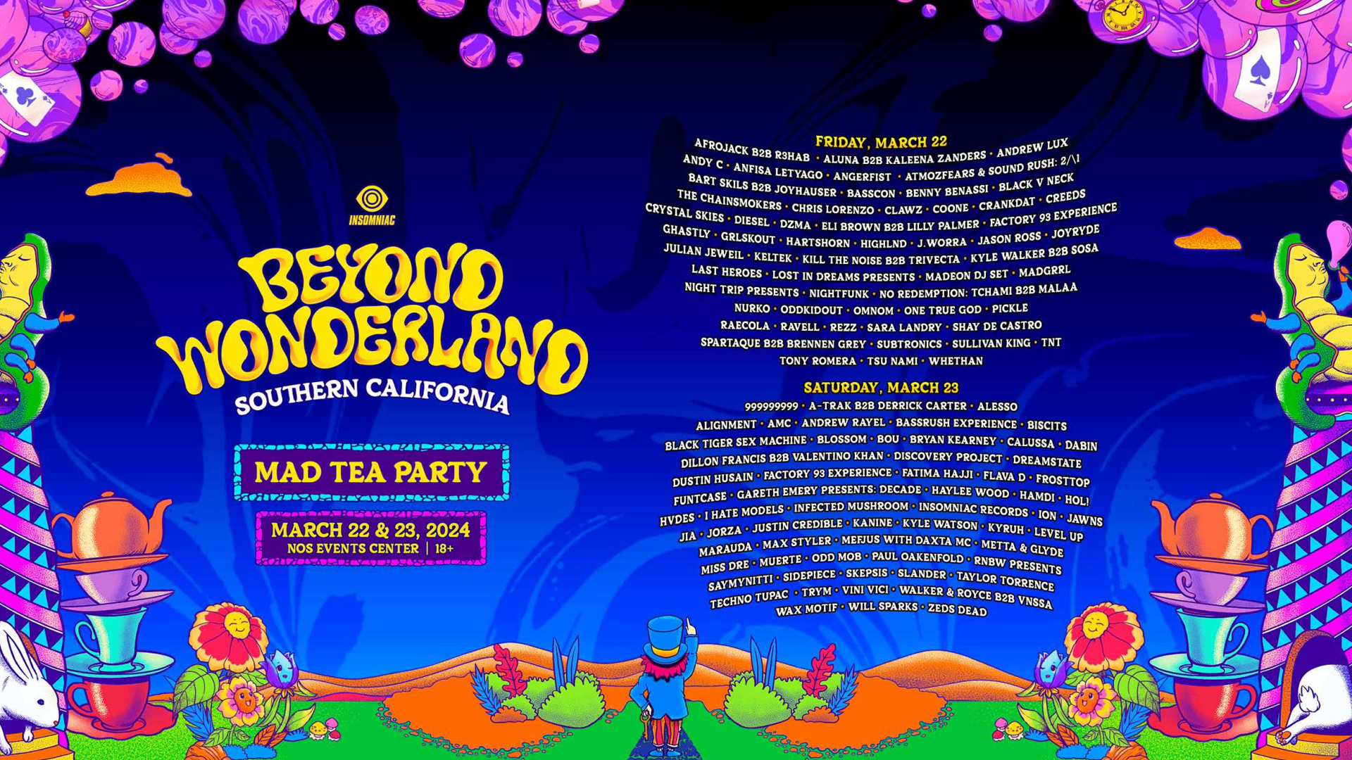 Beyond Wonderland Southern California 2024 @ NOS Event Center (18+) – Rave  Meetup