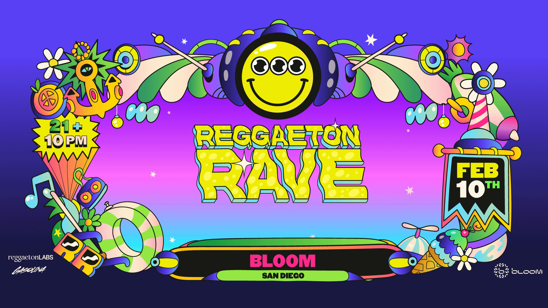 Reggaeton Rave @ Bloom Nightclub (21+)