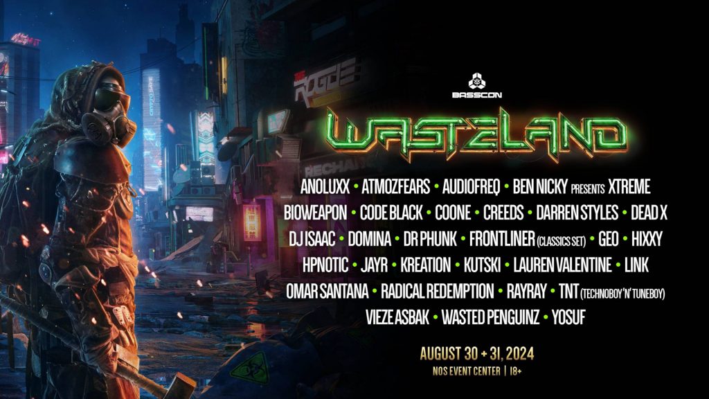 Basscon presents: Wasteland 2024 @ NOS Event Center (18+) – Rave Meetup