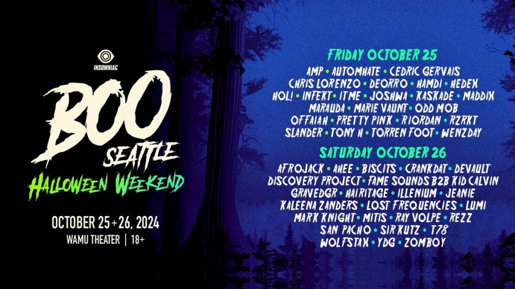 Boo! Seattle 2024 @ WAMU Theater (18+) – Rave Meetup