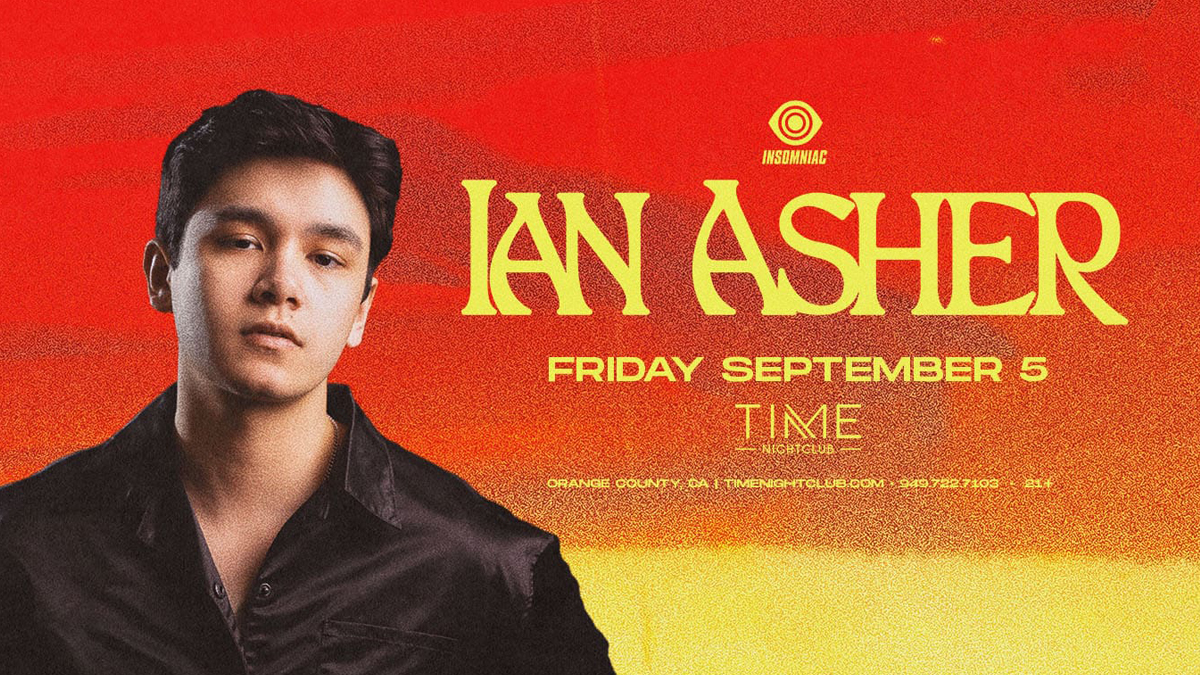Ian Asher @ Time Nightclub (21+)