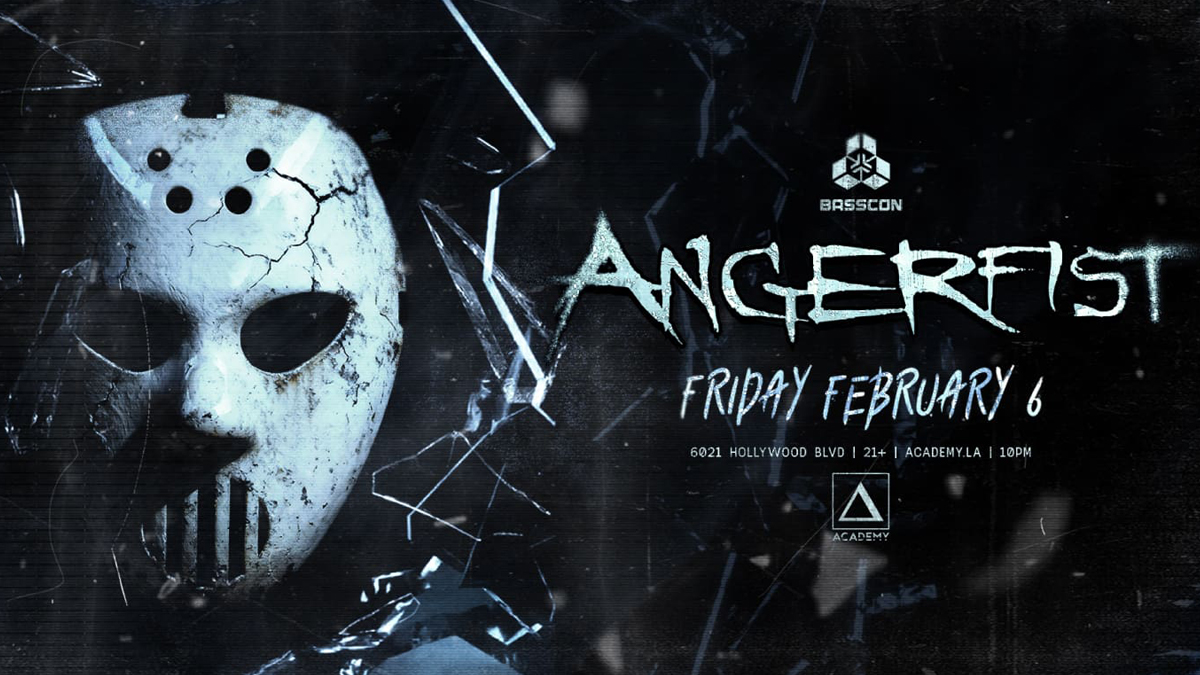 Basscon presents: Angerfist @ Academy LA (21+)