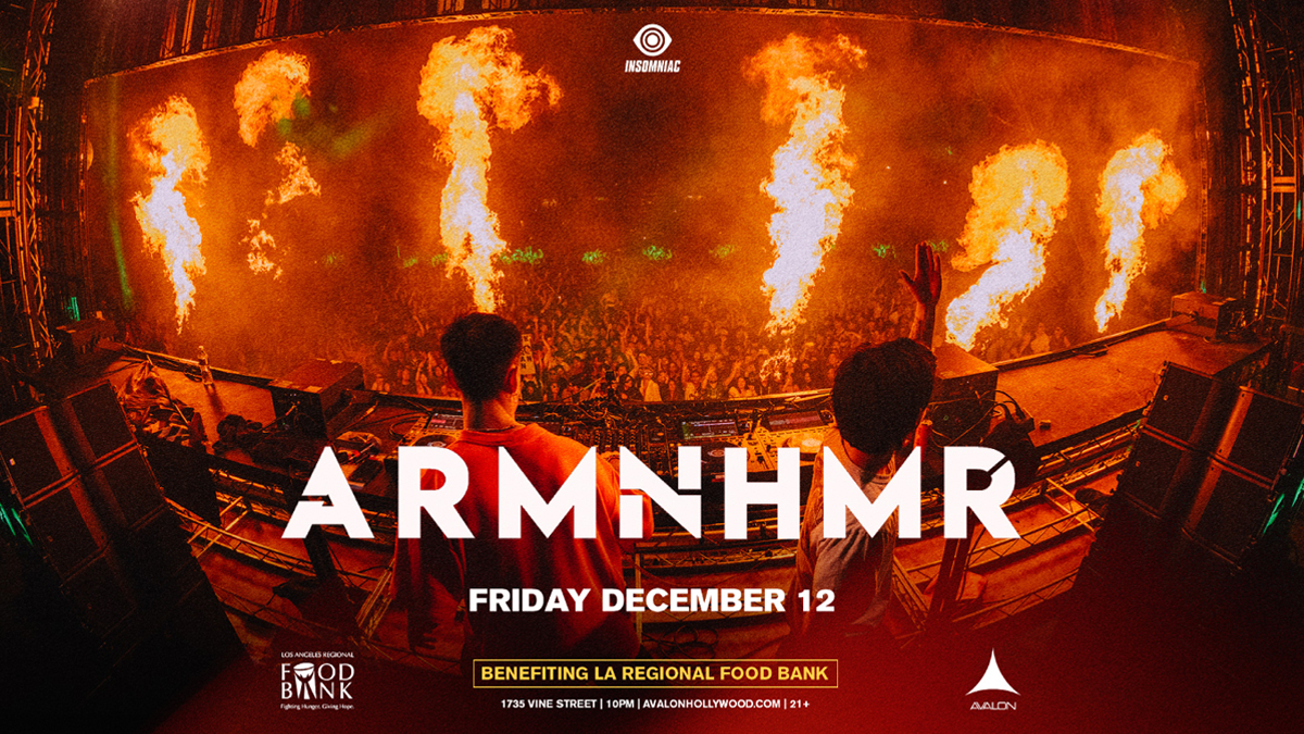 ARMNHMR @ Avalon Hollywood (21+)