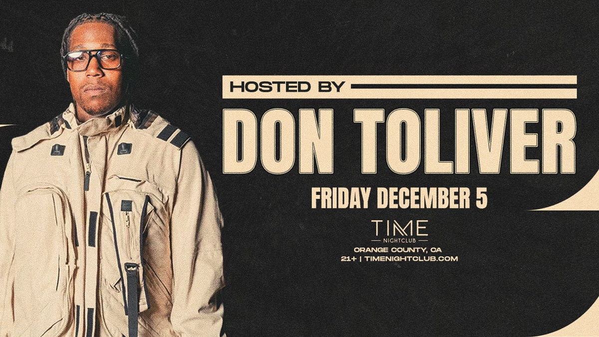 Don Toliver @ Time Nightclub (21+)