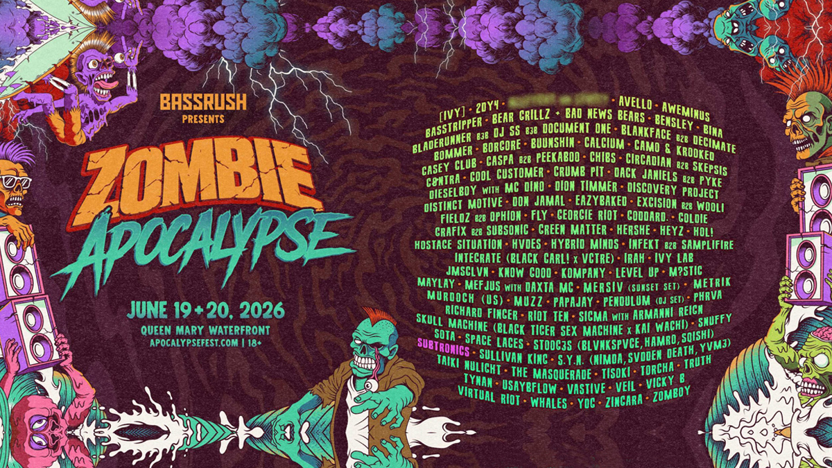 Bassrush presents: Zombie Apocalypse 2026 @ Queen Mary Waterfront (18+)