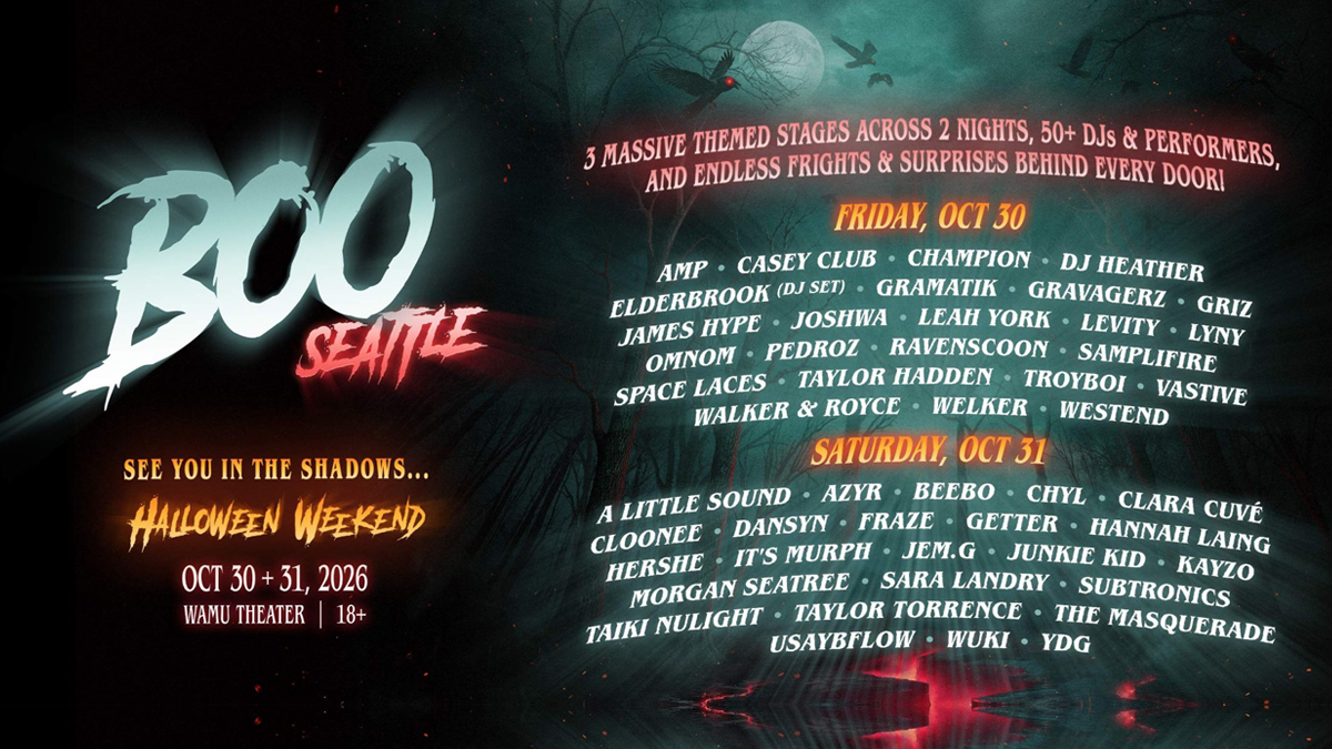 Boo Seattle 2026 @ WAMU Theater (18+)