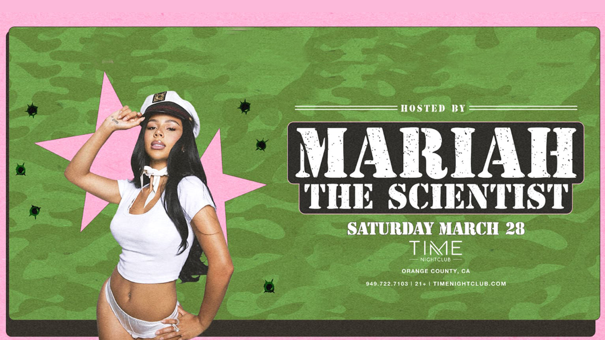 Mariah The Scientist @ Time Nightclub (21+)