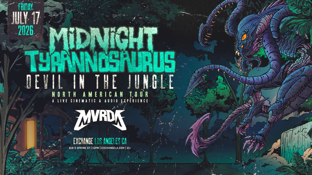 Midnight Tyrannosaurus’ “Devil In The Jungle” Live Cinematic & Audio Experience North American Tour @ Exchange LA (21+)