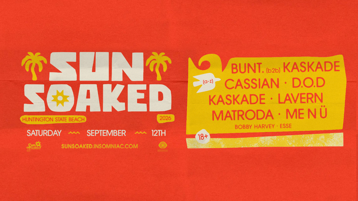 Sunsoaked 2026 with Kaskade & Friends @ Huntington State Beach (18+)