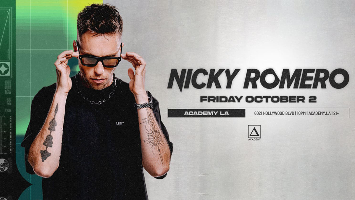 Nicky Romero @ Academy LA (21+)