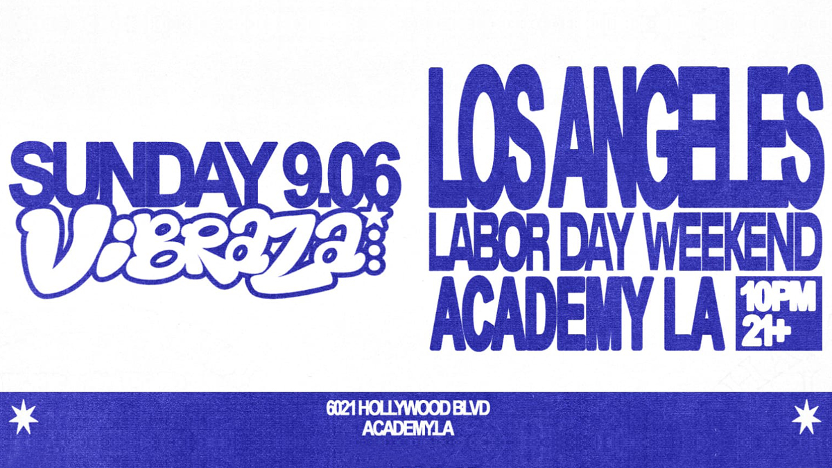 Vibraza: The Latino Rave Movement @ Academy LA (21+)