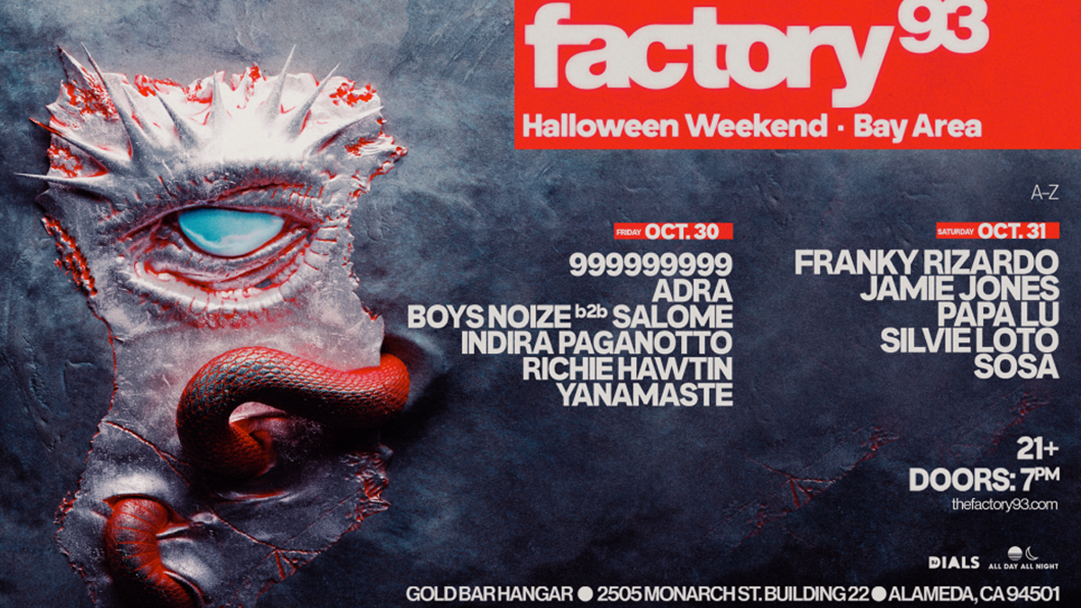 Factory 93 presents: Bay Area Halloween Weekend 2026 @ Gold Bar Hangar (21+)
